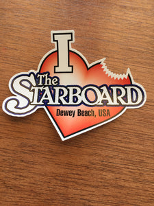 I Love The Starboard Sticker
